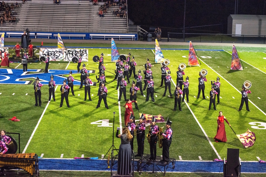 Marching Band at Simon Kenton competition